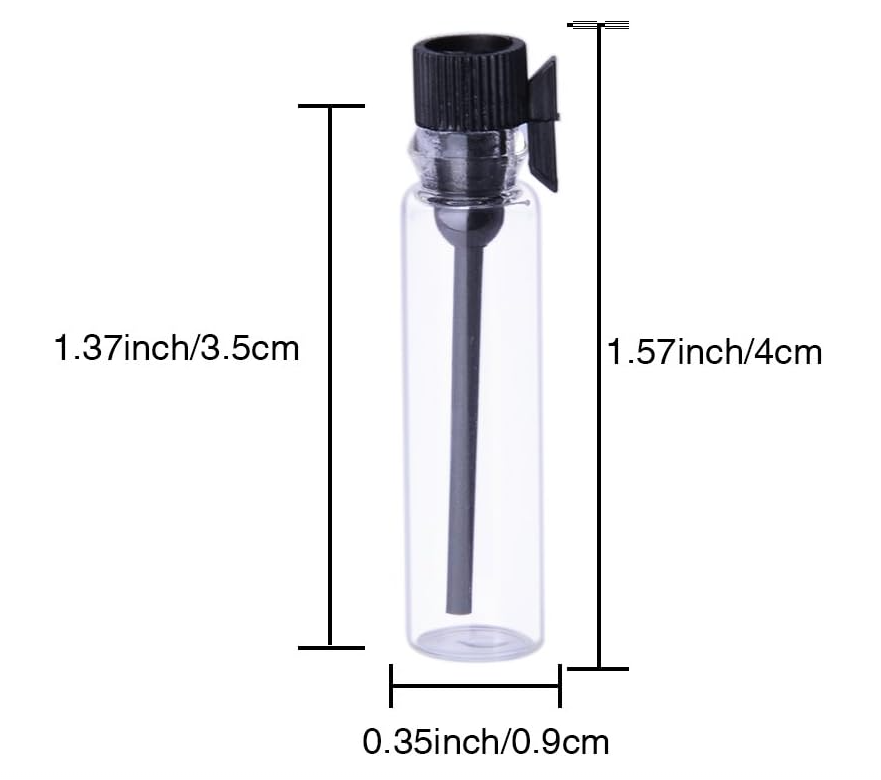 Mini Glass Refillable Sample Vial