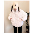 Women's short casual down cotton jacket