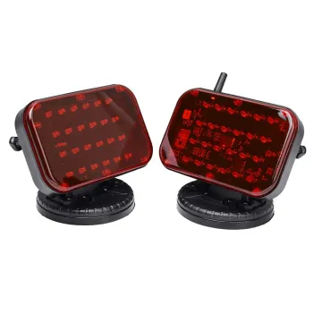 Wireless Magnetic 12V LED Towing Trailer Tail Lights