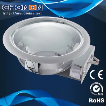 Recessed CFL 2x26W downlight with aluminum reflector