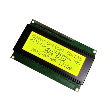 5,0 V 4x20 I2C Caratti LCD Visualizza Modulo con retroilluminazione: SCENSITÀ STN YG MODULO 20X4