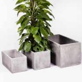 Lightweight Hand Made Cement Flower Pots Planter Flowerpot