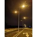 Galvanized lamp pole steel street light pole