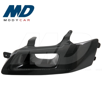 Carbon Fiber Vented Headlight Cover Left for 2001-2007 Mitsubishi Lancer Evolution Evo 7 8 9