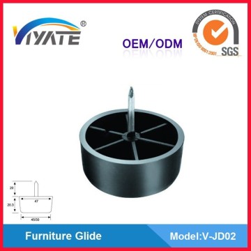 Good quality teflon furniture glide chair base nails