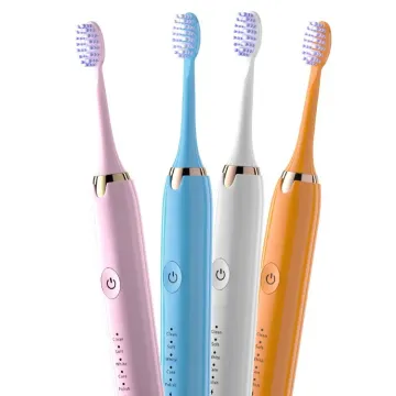 Portable Travel Toothbrush: USB Ultrasonic Vibration, Rechargeable for Adults, Children & Kids - Sonic Electric Toothbrush