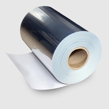 Thermoforming of metallized PET film