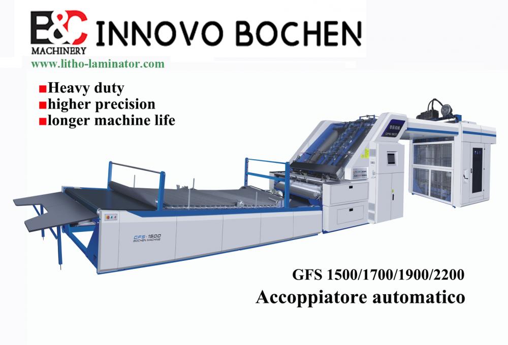 GFS intelligent speedmaster flute laminating machine