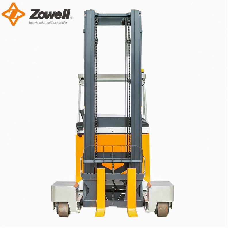 aisle width side moving electric multi-directional forklifts