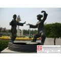 Plaza Superb Bronze Sculpture