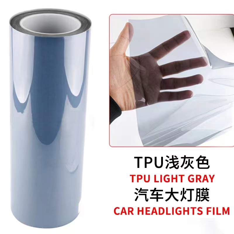 Tpu Light Gray Headlight Film