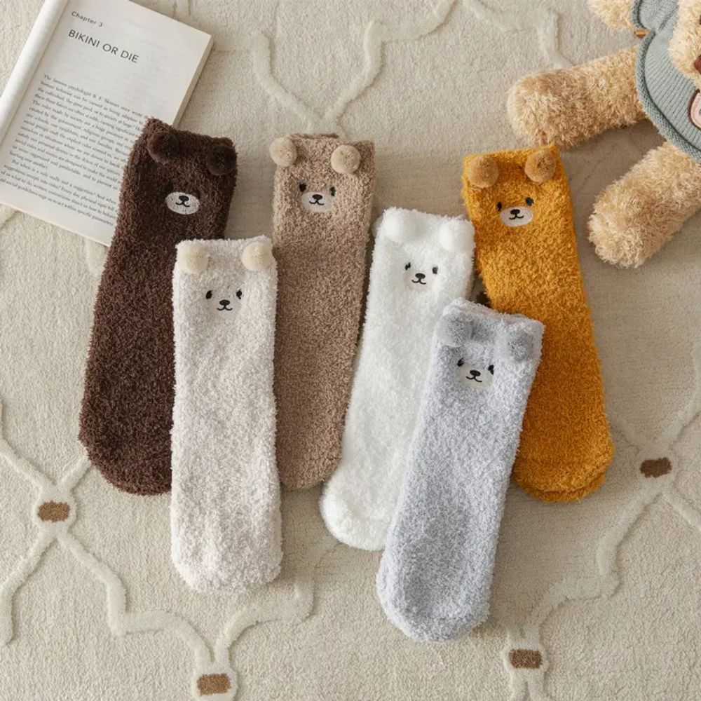 Frauen süße fuzzy flauschige, gemütliche Socken