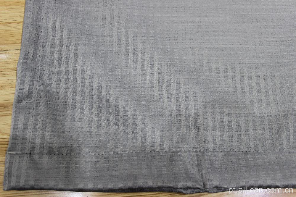 Tecido de cortina com revestimento jacquard