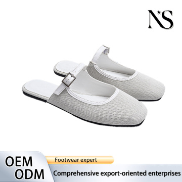 Mule Flats Contemporáneos De Espiga Gris