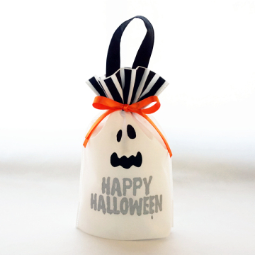 Weiße Farbe Halloween Griff Weinbeutel im Angebot
