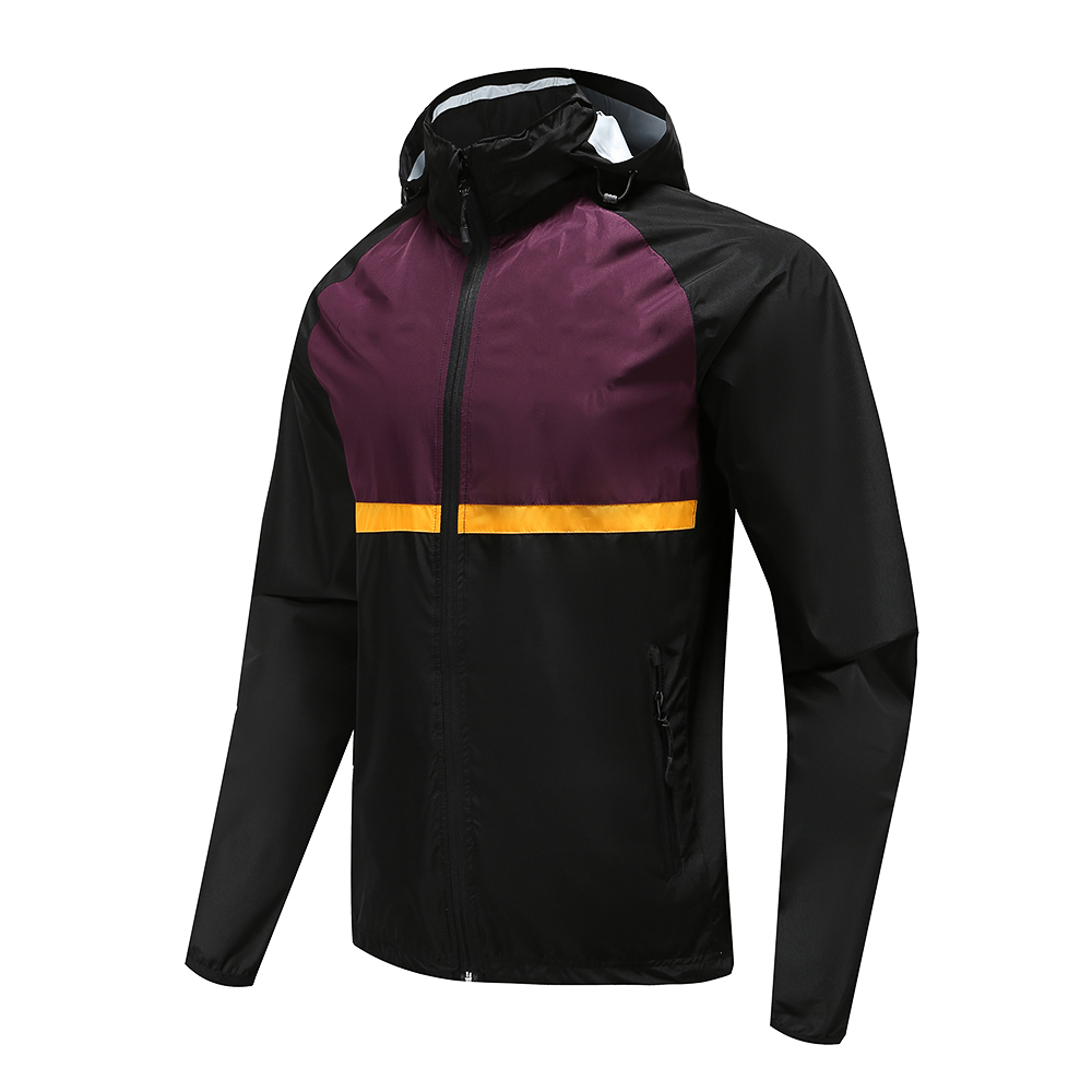 Rugby Wear Zip Up Hoodies Polyester