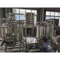 5BBL Brewhouse eléctrica montada en skid con tanques de bodega