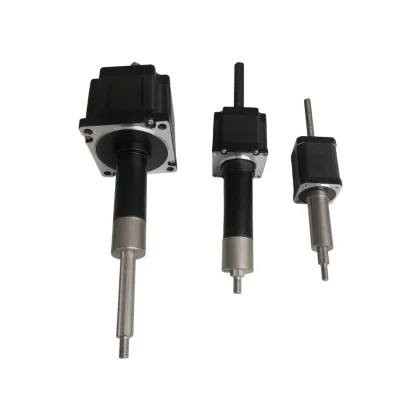 fixed shaft type linear motion step motor