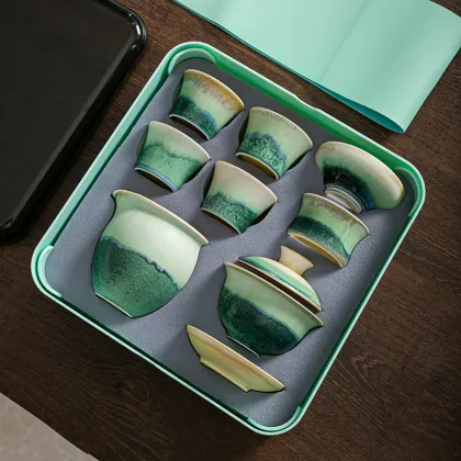 Wholesale Travel Ceramic Tea Set - Lightweight and Elegant Design