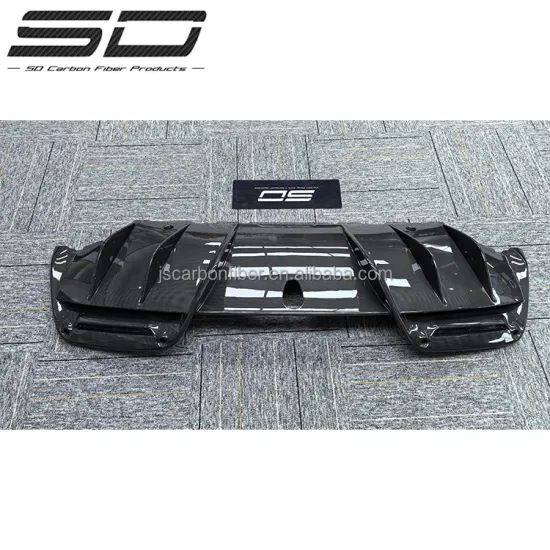 OEM Style Prepreg Dry Carbon Fiber Rear Diffuser for Ferrari 296 GTB GTS