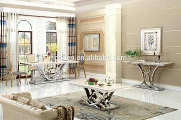 high end stainless steel dinning table dinning room set furniture AH1282