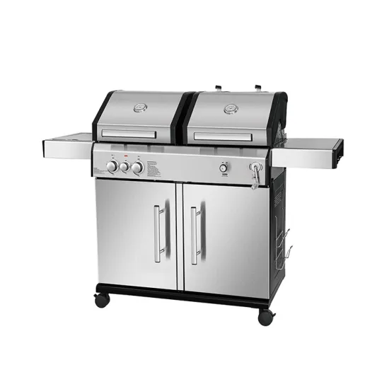 EU Each Side Burner Power 3kw Bbq Grill Stainless Steel 430 Original Silver Barbecue Grill