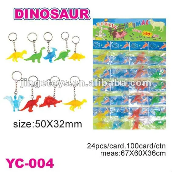 Sell promotional PVC dinosaur key chain
