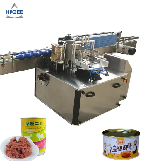 Wet Glue Labeling Machine for Sardine and Mackerel Cans