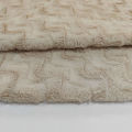 Wave Pattern Brushed Faux Rabbit Fur Fabric