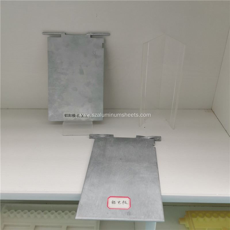 Non polluting Aluminum plate for aluminium air battery