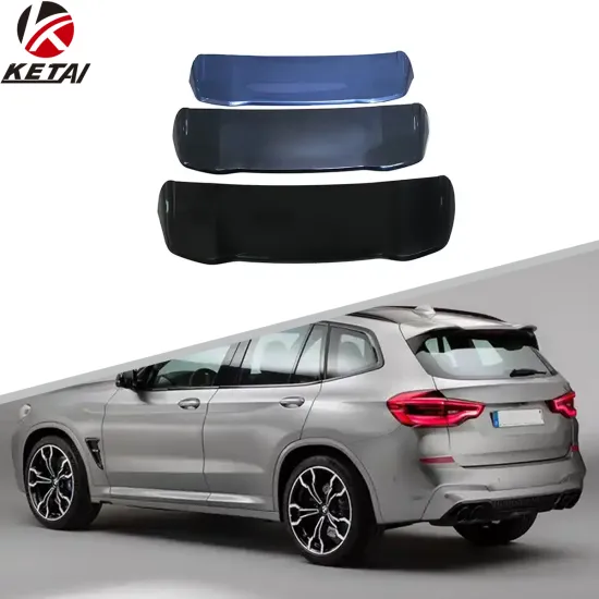 Gloss Black Spoiler for BMW X3 2018-2022 in X3M Style