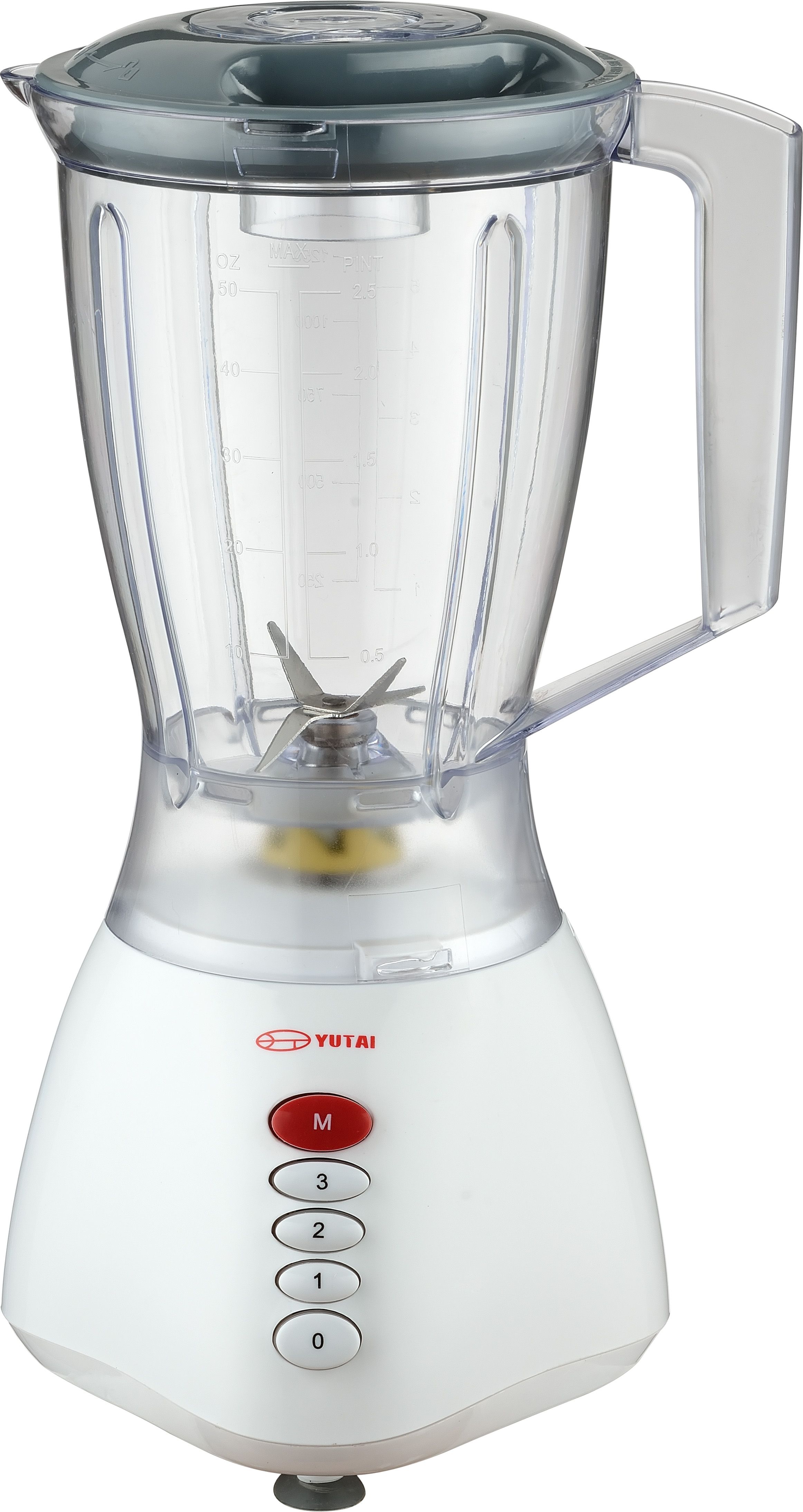 Commercial and Household Chromed Color Blender