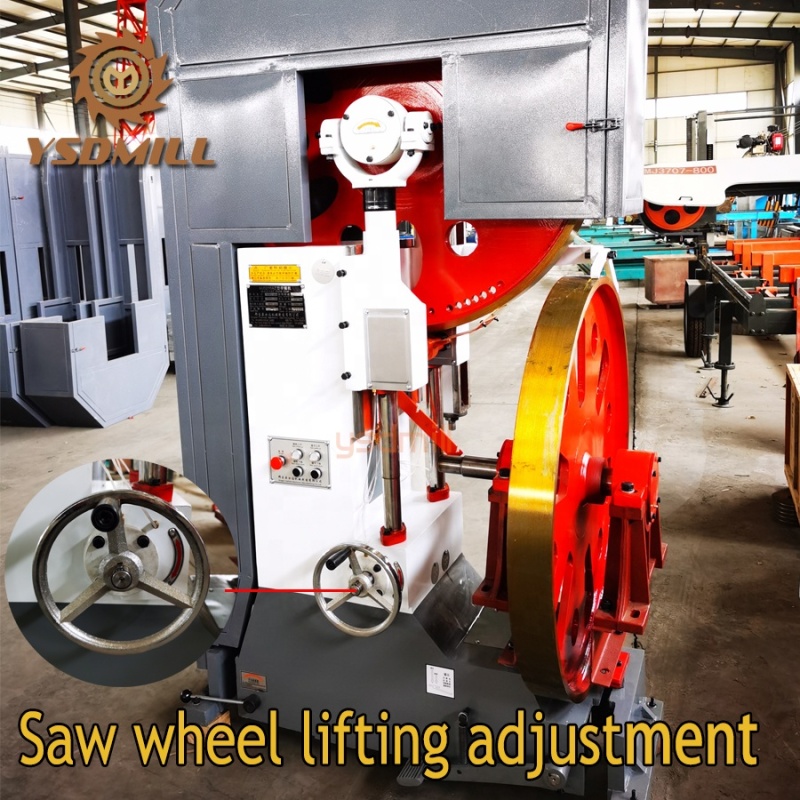 Hand Wheel for Lifting Wood Lumber Cutting Band Saw