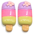 Χονδρικό πολύχρωμο Popsicle Resin Craft Simulation Sweet Summer Food Kawaii Ornament Charms Scrapbook Making Hairpin Accessory