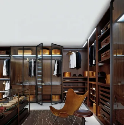 Light Luxury Stainless Steel Wardrobe Cabinets for Bedroom and Home Furnishing