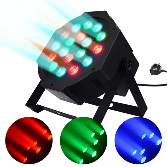 Stage Light 18*1W RGB Cheap LED Flat Par dj disco small party lights