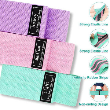 Fabric Booty Band Gym Fitness Glute Resistance Band