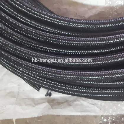 Teflon Hose with single SS304 and aramid fiber Technora braiding cover