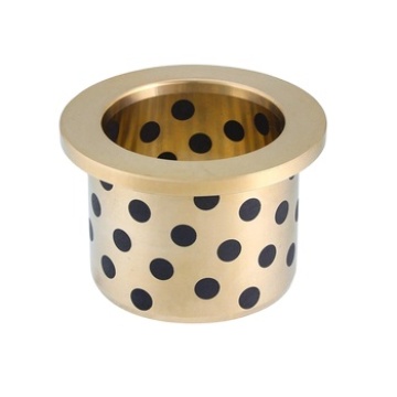 Self Lubricating Bearing brass with graphite bronze flanged bearing bushings