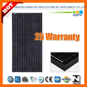 185W 125*125 Black Mono-Crystalline Solar Module