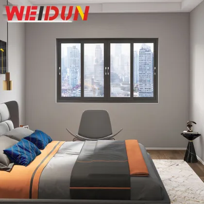 Weidun LH65 Soundproof Thermal Insulation Aluminum Sliding Patio Windows