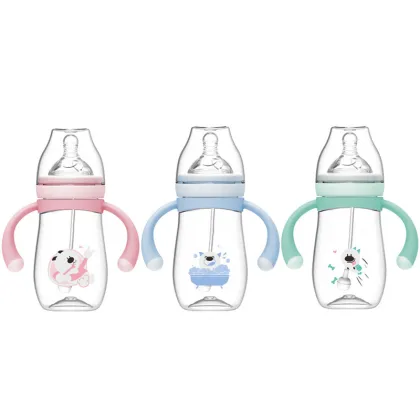 Custom Newborn 240ml PPSU Baby Feeding Bottle