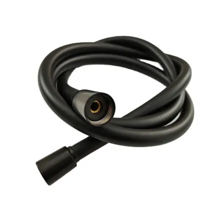 China Manufacturer New Technology PVC Shower Flexible Hose - Black Matt Bathroom Hose
