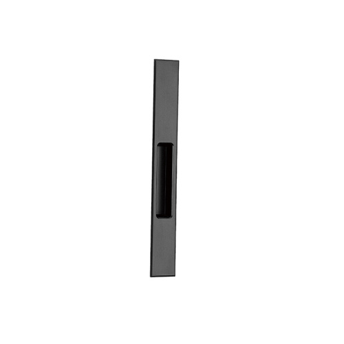 Sliding door pull handle lock combination