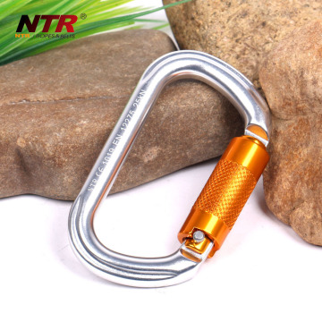 Oval aluminum autolock carabiner with CE from Taiwan