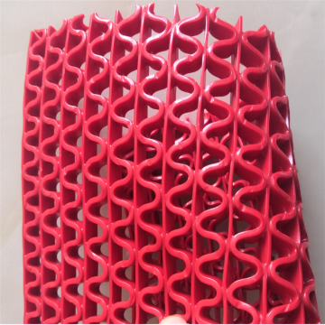 PVC 8mm thickness Big hole s shape mat