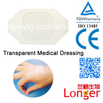 Transparent Waterproof Medical Dressing Safety I V Cannula