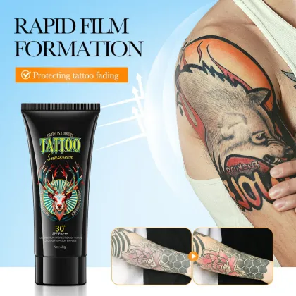 Tattoo Color Care Cream: Sunblock, Moisturizer & Sun Protection