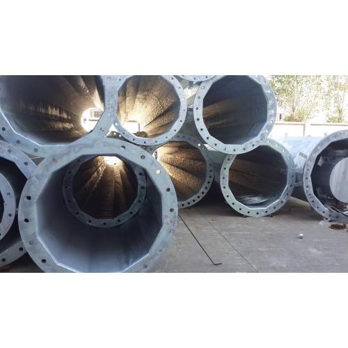 Flange Joint Galvanized Steel Pole