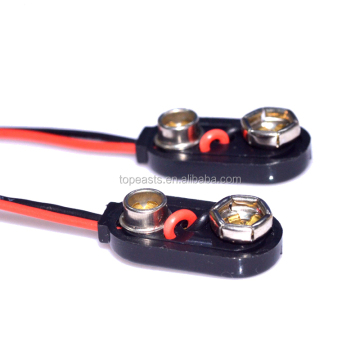 9V I Type 9 Volt Battery Clip Connectors Buckle Cable Terminal